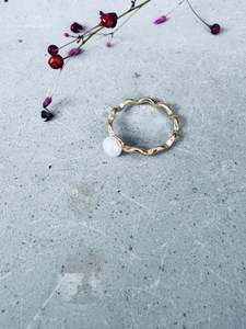 All Rings: Rippled Pearl Ring