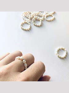 All Rings: Stackable Pearl Ring