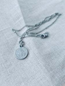 All Necklaces: Coin drop necklace