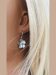 All Sterling Silver: Emily Petal Earrings