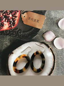 Tort Tortoiseshell Earrings