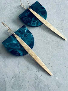 SUMAN Blue Earrings