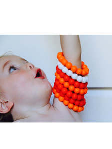 All Silicone: Silicone Bead Bracelet