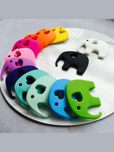 All Silicone: Silicone Teething Elephant x6 Mix