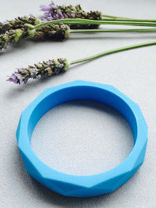 All Silicone: Silicone Hexagon Bangle