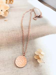 Gold Necklaces: Domed Necklace