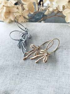 Huggie Hoop Earrings: Tied In Style bow Earrings