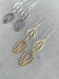 Flower Earrings: Tulip Drop Earrings