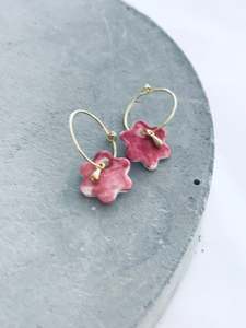 Flower Earrings: ILK Blush Flower Earrings - need new photo