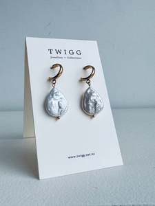 Pearl Earrings: Marni pearl drop earrings