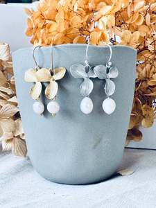 Liberty pearl earrings