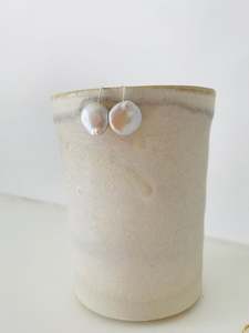 Luxe Earrings: Keshi Japanese Pearl Earrings