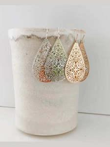Filigree Mid Tear Earrings