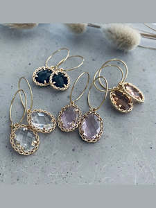 Filigree Earrings: Audrey Filigree Oval Earrings