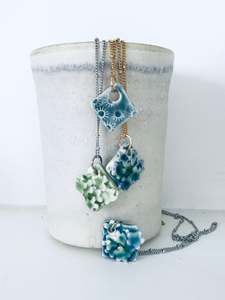 ILK Forget Me Not Pendant Necklace