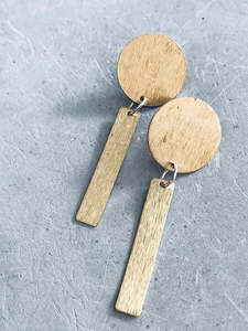 CHEMISTRY Tilly Brass Studs