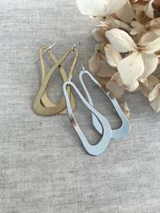 Chemistry Earrings: Chemistry Oblong Earrings