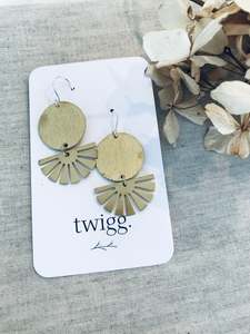 Chemistry Earrings: Chemistry Rising Sun Earrings