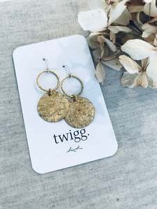 Chemistry Earrings: Chemistry Duo Circle Earrings