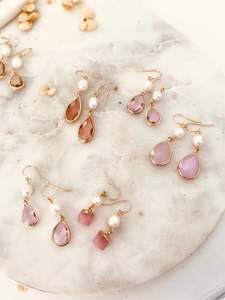 Audrey Jewellery Range: Audrey Pearl Earrings