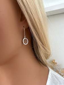 Audrey Flats Drop Earrings