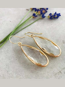 Audrey Jewellery Range: Audrey Large Tear Earrings
