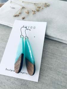 Arc Tear Drop Earrings