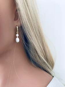 New: Jolie Pearl droplet earrings