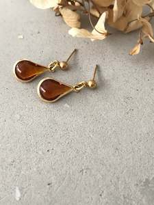New: Studed Nova Drop earrings