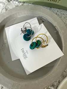 Photography: Mykonos Ceramic Disc Earrings