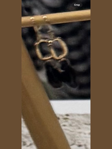 Photography: Austrian squared crystal drop earring