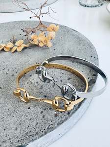 Hypoallergenic Stainless Steel Bit Bracelets