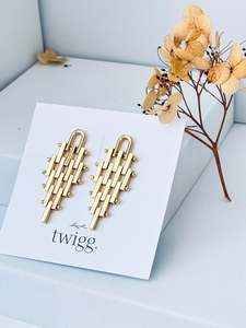 Capsule Edit: Thatched Stud Earrings