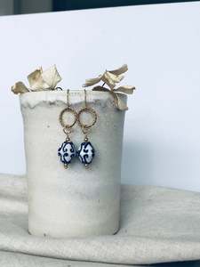 Aegean Blue latern earrings