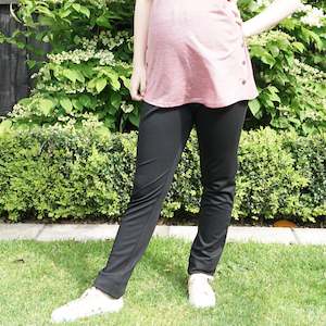Slim Leg Maternity Pants - Black
