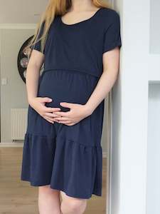 Frontpage: Siena Maternity Dress - Navy