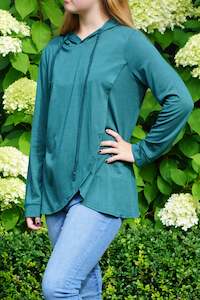 Ruby Maternity & Breastfeeding Hoodie - Forest