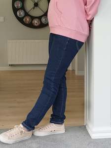 Pants Skirts Dresses: Maternity Jean - Blue