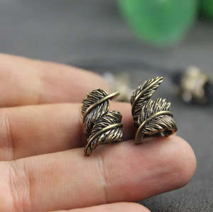 Feather beads