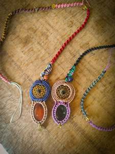 Hairwraps: Sacred geometry crystal hairwrap