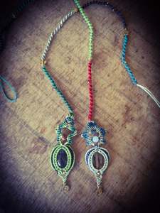 Star macrame hairwrap