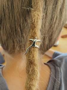 Dreadlock Decoration: silver climbers