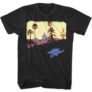 Eagles T Shirts: Eagles - Hotel California - Black T-Shirt