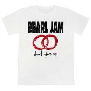 T-Shirt: Pearl Jam - Don't Give Up - White T-Shirt