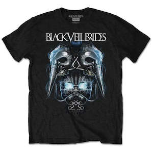 T-Shirt: Black Veil Brides - Metal Masks - Black T-Shirt