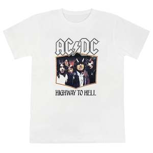 T-Shirt: AC/DC - Highway to Hell - White T-Shirt
