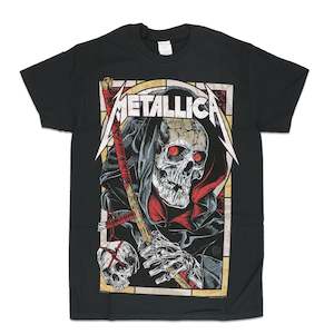 Halloween T Shirts: Metallica - Death Reaper - Black T-Shirt