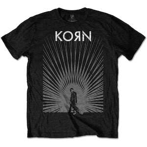 Korn: Korn - Radiate Glow - Black T-Shirt