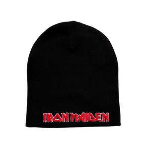 Headwear: Iron Maiden - Big Logo - Black Beanie