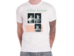 Violent Femmes: Violent Femmes - Vintage Band Photo - White T-Shirt